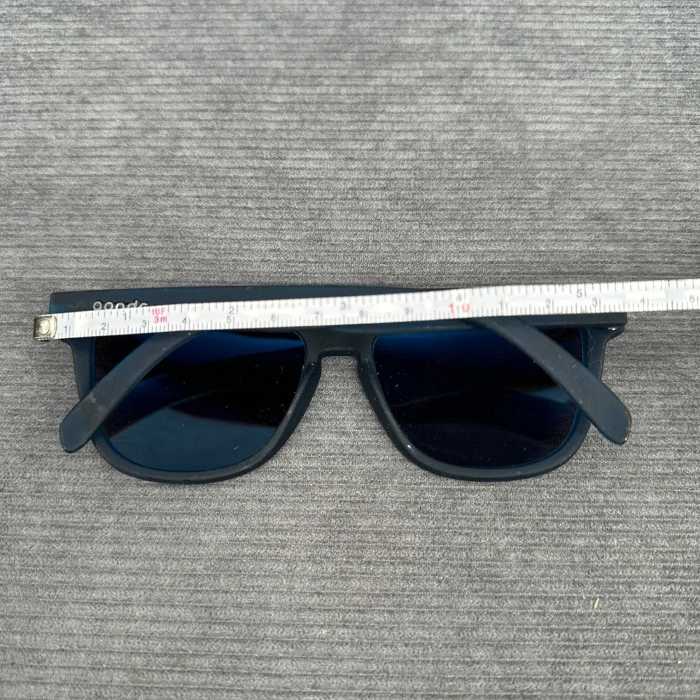 Goodr OG y2k Sunglasses Navy San Diego Half Marathon Legacy Blue Mirrored Lens
